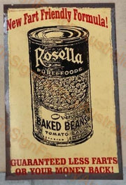 ROSELLA FART FRIENDLY FORMULA 20x30 CM Sign | Screen Printed By AUSTRALIAN COMPANY