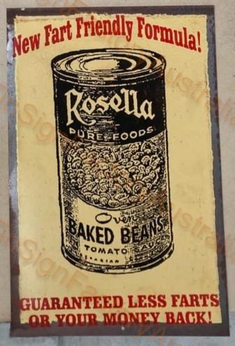 ROSELLA FART FRIENDLY FORMULA 20x30 CM Sign | Screen Printed By AUSTRALIAN COMPANY