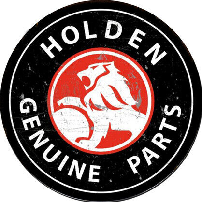 Holden Genuine Parts metal Sign - Round 40 cm - Tin Sign Factory Australia
