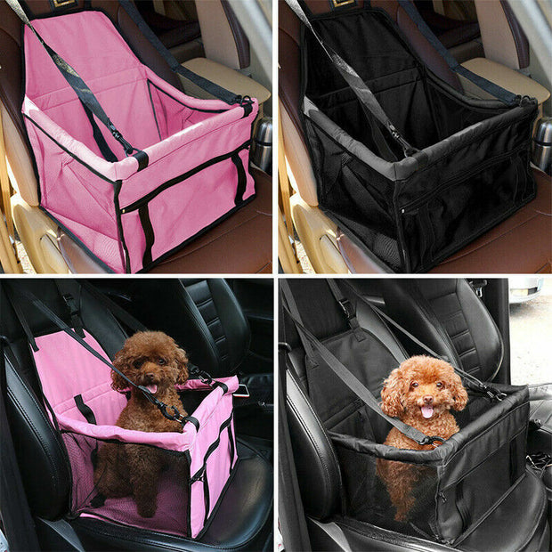 New Travel Cat Dog Pet Car Booster Seat Puppy Carrier Safety Protector Basket AU free post