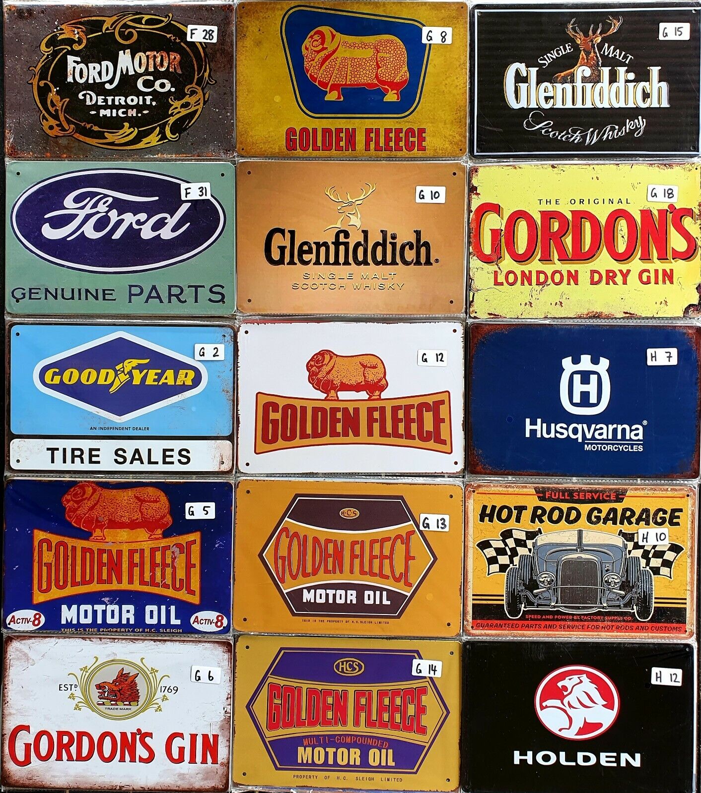 Bulk Buy 30 Tin Signs Bar Shed & Man Cave Signs - Tin Sign Factory Australia
