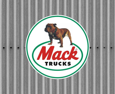 Mack Trucks Logo large 560mm round metal sign free post