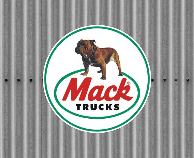 Mack Trucks Logo large 560mm round metal sign free post