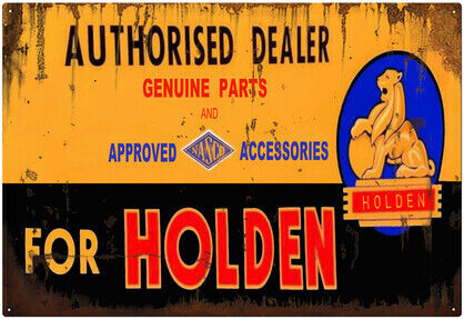 Holden Nasco Authorised Dealer - metal sign