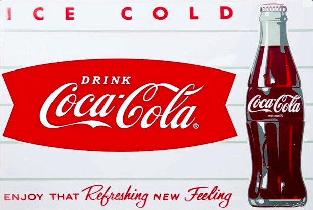 Enjoy Coca Cola new tin metal sign MAN CAVE
