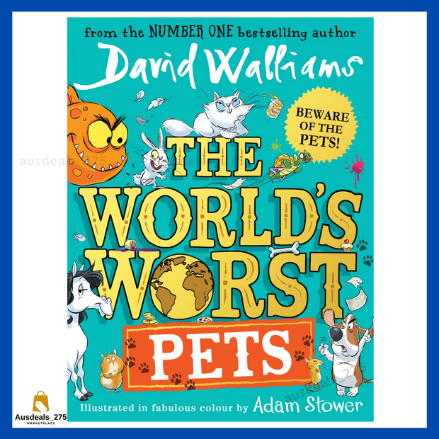 The World's Worst Pets by David Walliams - Hilarious Paperback with FREE SHIPPING