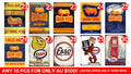 OIL SIGNS-BULK BUY Retro/Vintage Look Metal Sign Home Wall Man Cave Garage - Tin Sign Factory Australia