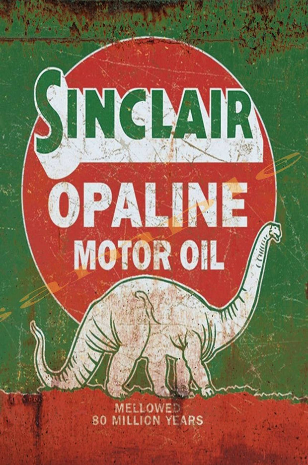 SINCLAIR OPALINE Retro/ Vintage Home Décor, Shed-Garage and Bar Tin Metal Sign