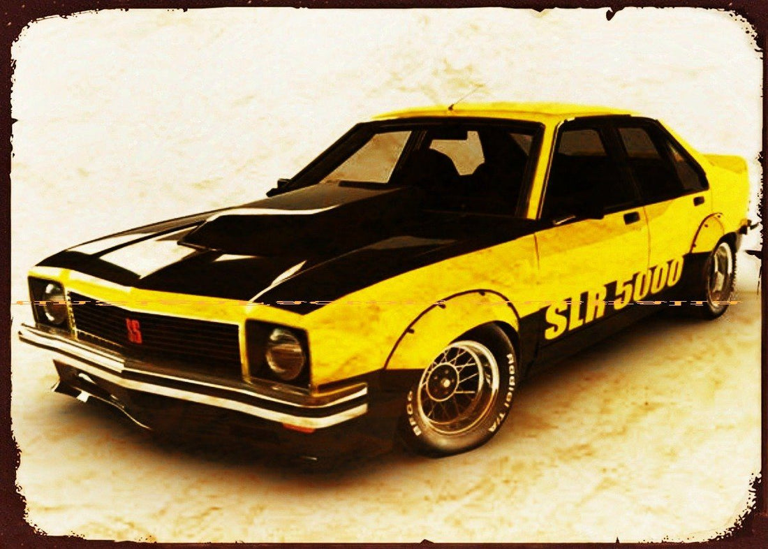 HOLDEN TORANA-SLR 5000 Rustic Look Vintage Tin Metal Sign Man Cave, Shed-Garage & Bar
