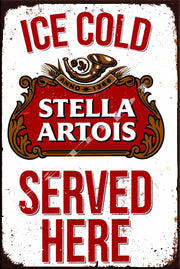 STELLAR HERE Retro/ Vintage Home Décor, Shed-Garage and Bar Tin Metal Sign