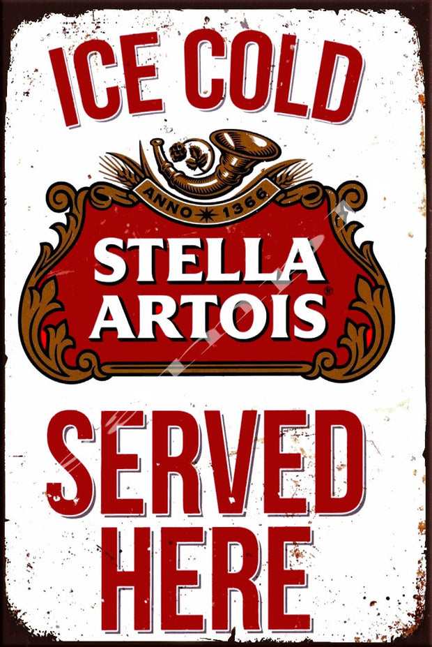 STELLAR HERE Retro/ Vintage Home Décor, Shed-Garage and Bar Tin Metal Sign
