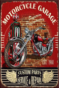 SUPERIOR PERFORMANCE Rustic Look Vintage Shed-Garage and Bar Man Cave Tin Metal Sign