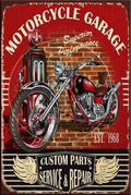 SUPERIOR PERFORMANCE Rustic Look Vintage Shed-Garage and Bar Man Cave Tin Metal Sign