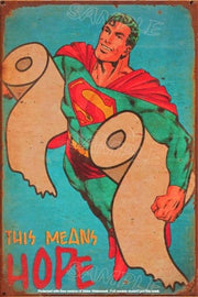 THIS MEANS HOPE Retro/ Vintage Tin Metal Sign Man Cave, Wall Home Décor, Shed-Garage, and Bar