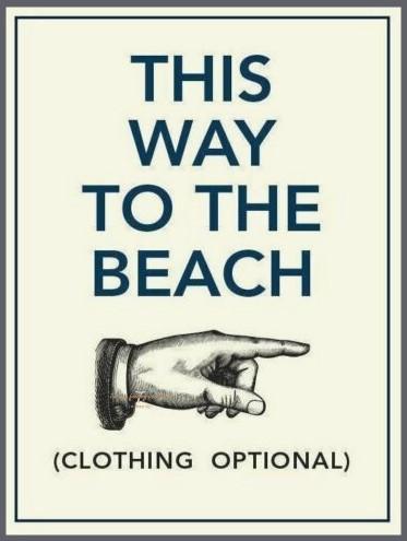 THIS WAY TO THE BEACH Retro/Vintage Metal Plaque Sign Style Man Cave Garage