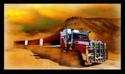 ROAD TRAIN MACK TRUCK Retro/Vintage Home Garage Wall Décor Café Resto Bar Tin Metal Sign