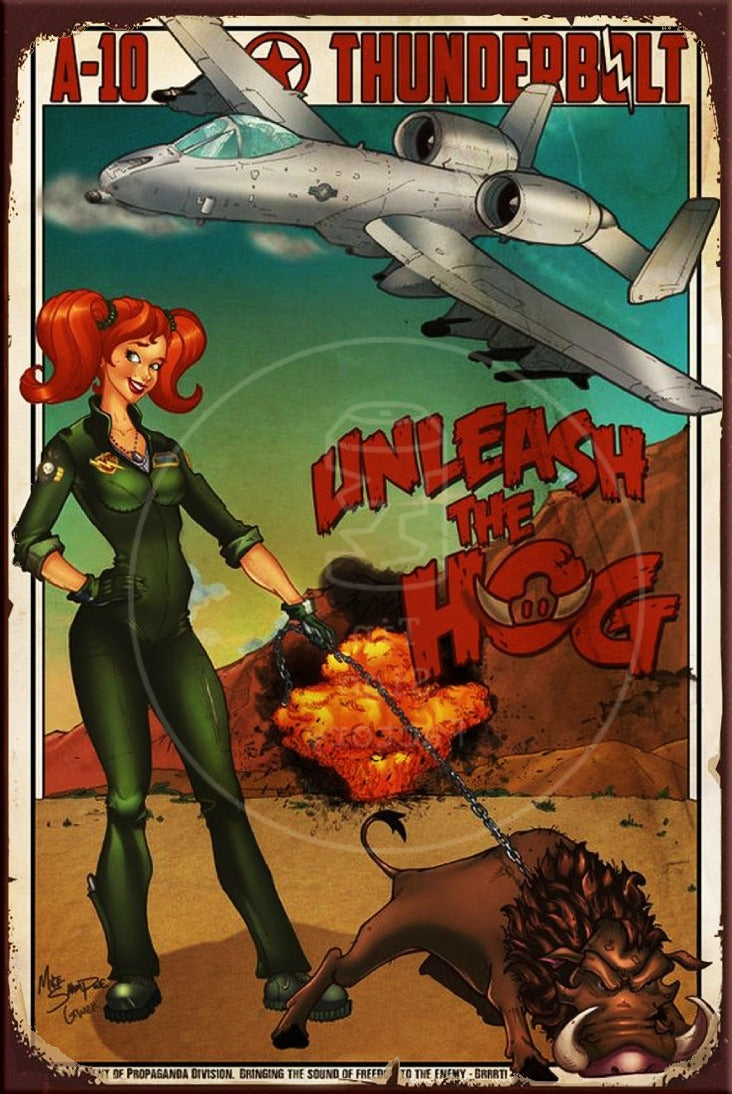 UNLEASH THE DOG Rustic Look Vintage Shed-Garage and Bar Man Cave Tin Metal Sign