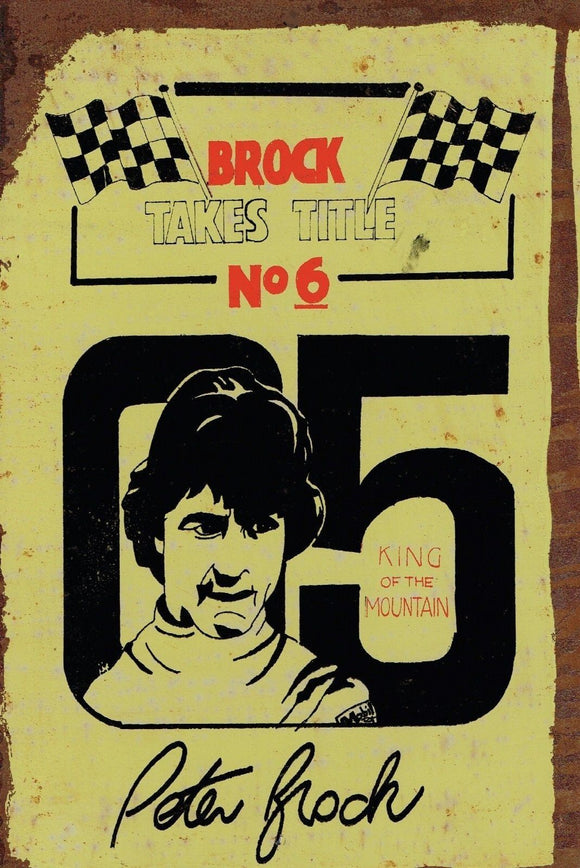Brock 05 metal sign 20 x 30 cm free postage - TinSignFactoryAustralia