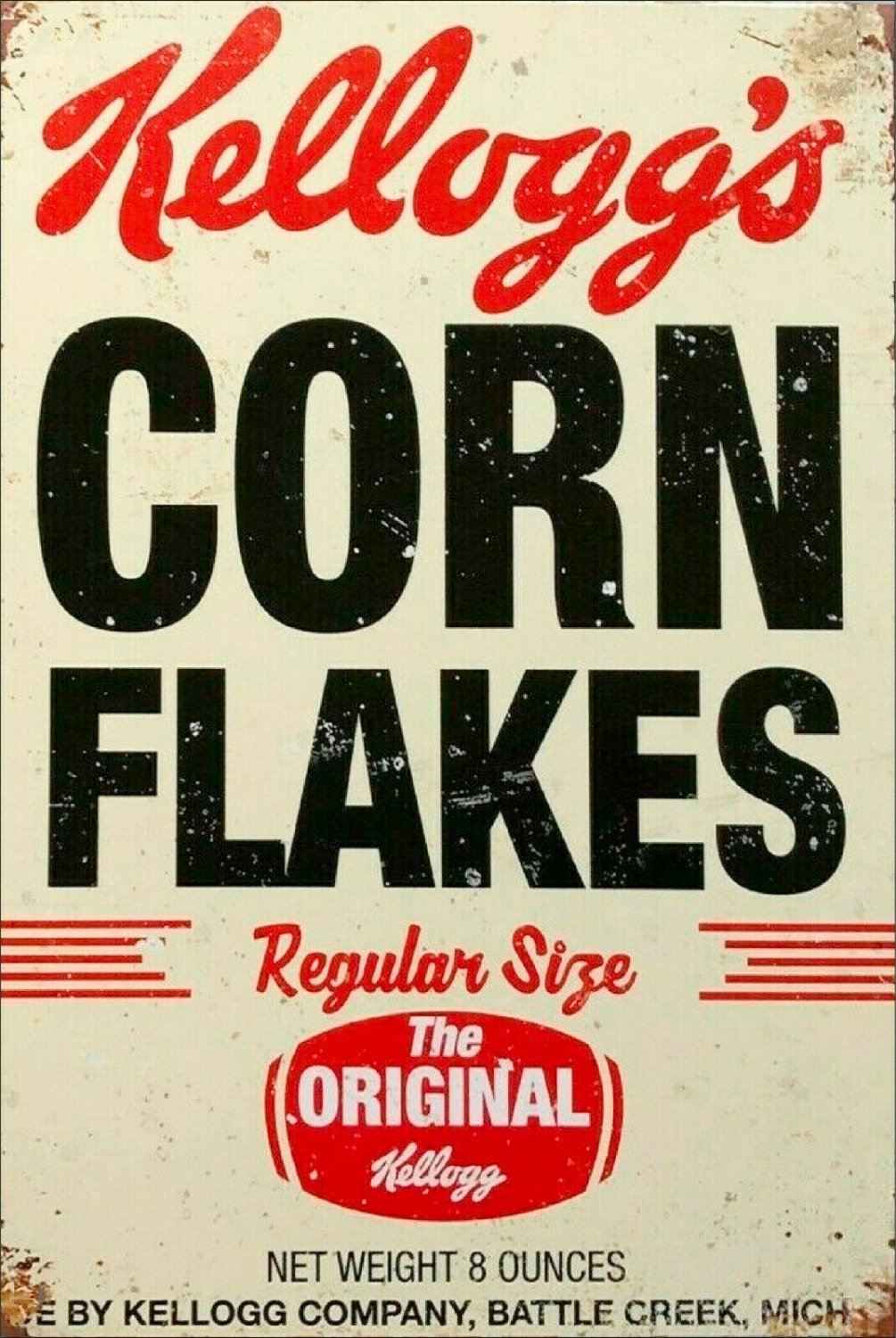weetbix cereal new tin metal sign MAN CAVE - Tin Sign Factory Australia
