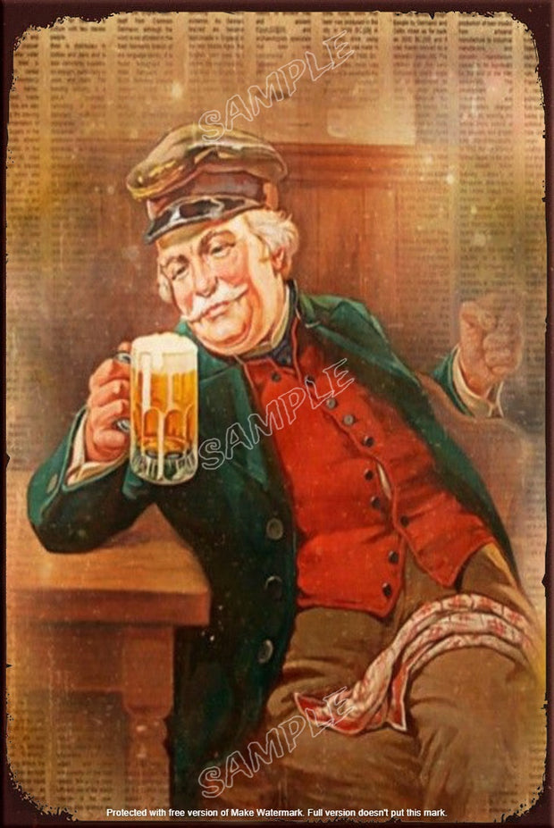 WHEN YOU GET OLD Retro/ Vintage Tin Metal Sign Man Cave, Wall Home Décor, Shed-Garage, and Bar