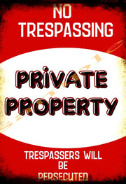 WILL BE PERSECUTED Retro/ Vintage Tin Metal Sign Man Cave, Wall Home Décor, Shed-Garage, and Bar